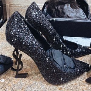 Authentic Saint Laurent Glitter Opyum . Size 39